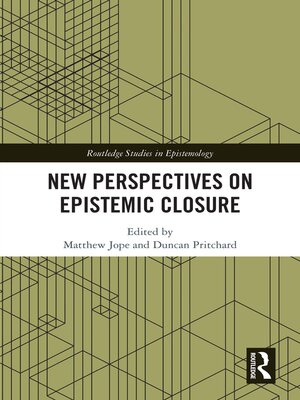 cover image of New Perspectives on Epistemic Closure